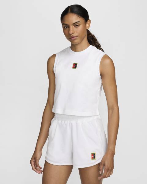 NikeCourt Heritage Débardeur de tennis coupe courte pour femme